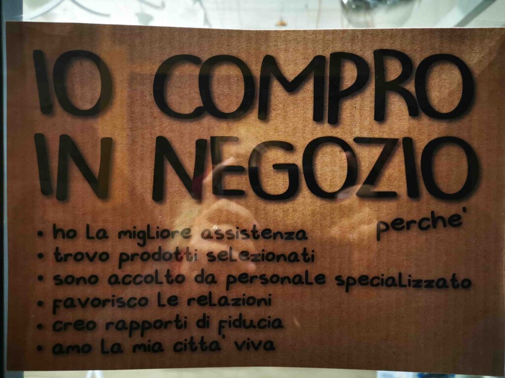 Io compro in negozio