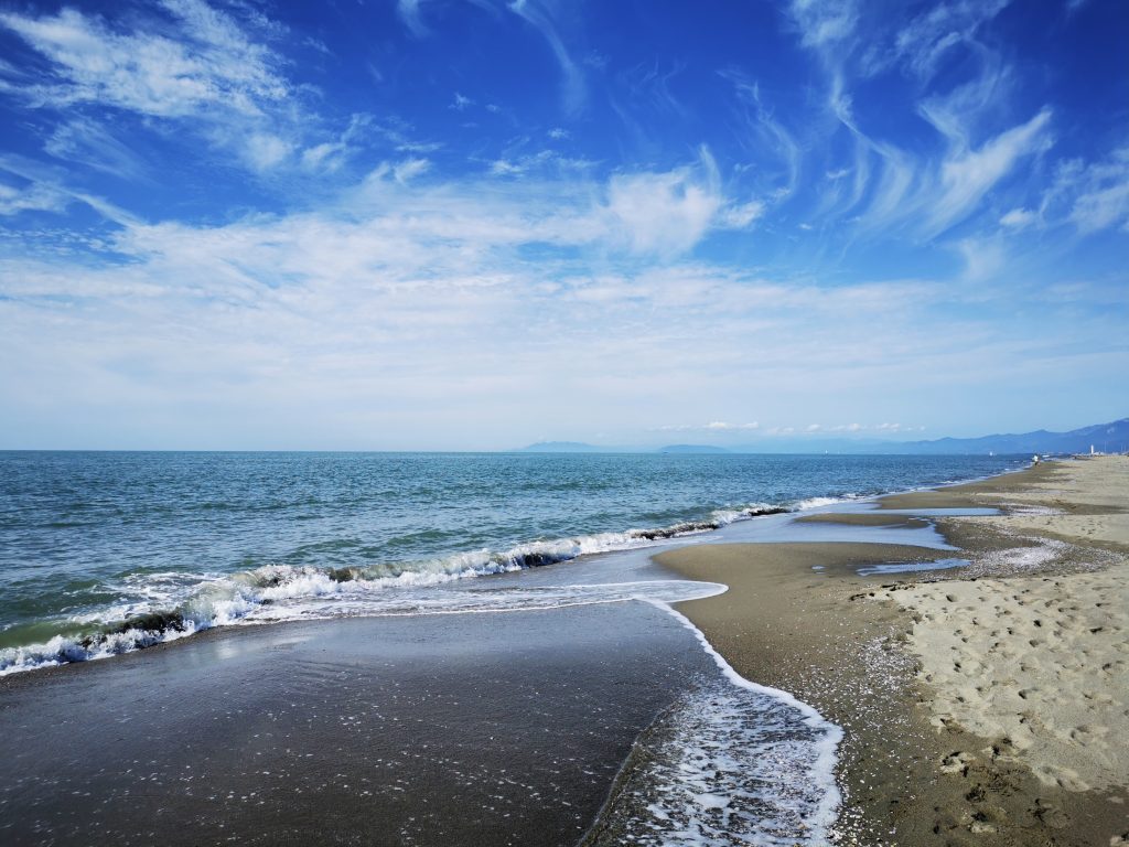 Cielo e mare marzolini a La Lecciona