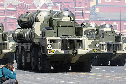 S-300 durante la Parata Militare a Mosca, nel 2009. Foto di: www.kremlin.ru