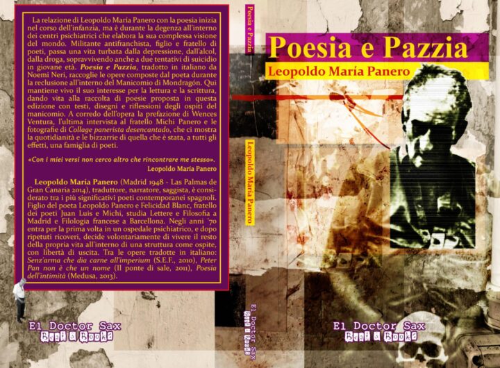 Piatto Copertina Poesia e Pazzia -Leopoldo Maria Panero