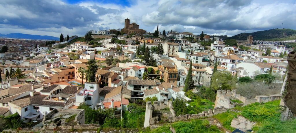 veduta dalla casa araba Granada